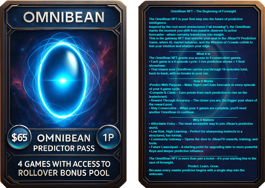 OmniBean predictor pass for 4 games with bonuses.